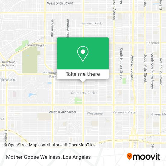 Mother Goose Wellness map