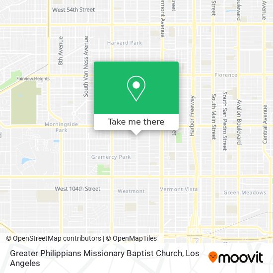 Greater Philippians Missionary Baptist Church map