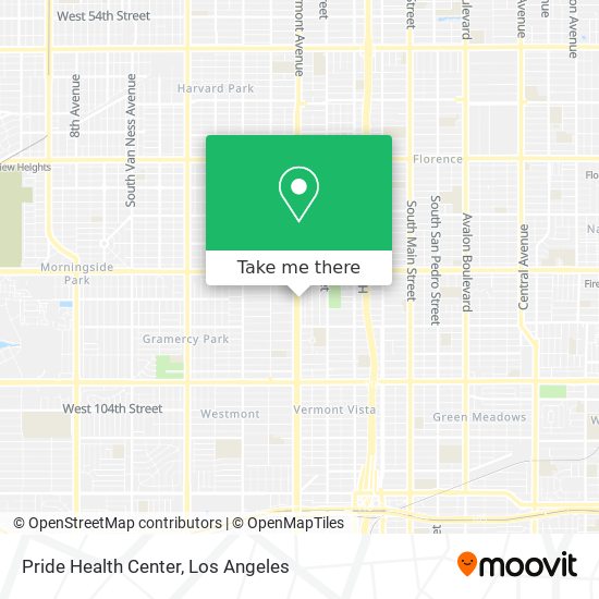 Mapa de Pride Health Center