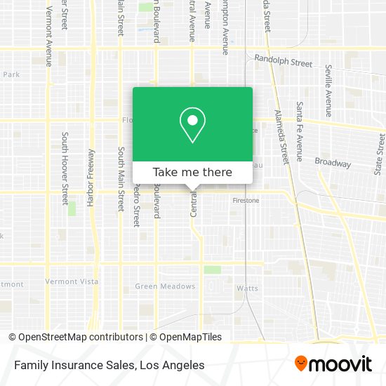 Family Insurance Sales map