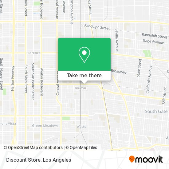Mapa de Discount Store