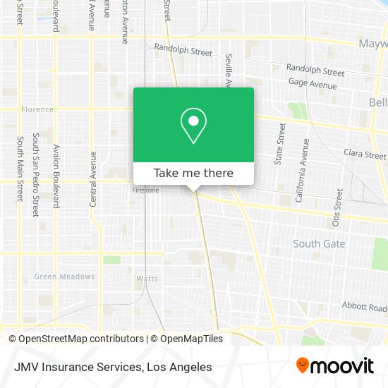 Mapa de JMV Insurance Services