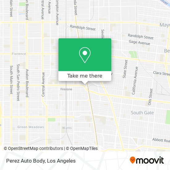 Perez Auto Body map