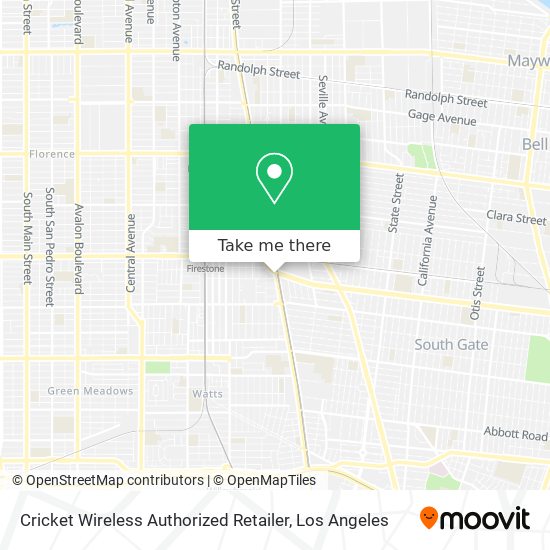 Cricket Wireless Authorized Retailer map