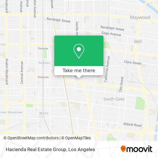 Hacienda Real Estate Group map