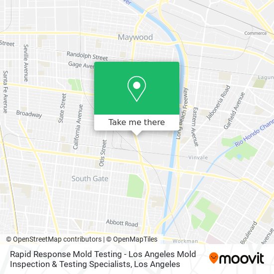 Rapid Response Mold Testing - Los Angeles Mold Inspection & Testing Specialists map