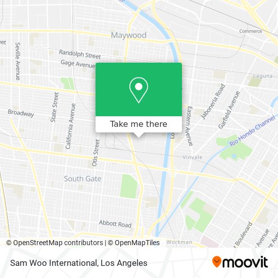 Sam Woo International map