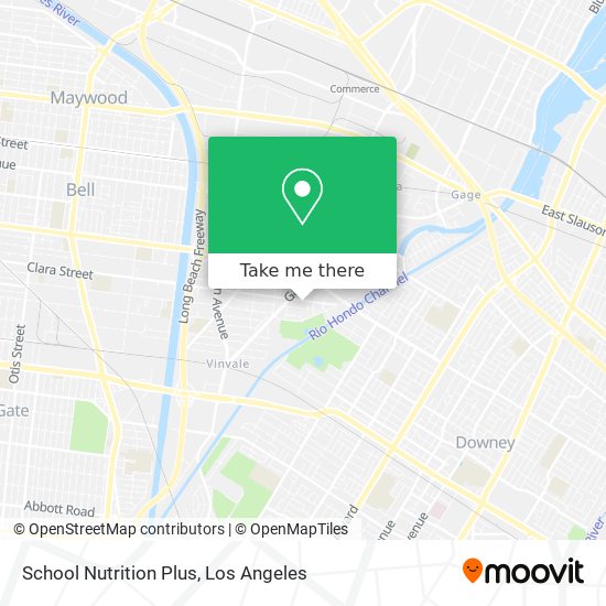 Mapa de School Nutrition Plus