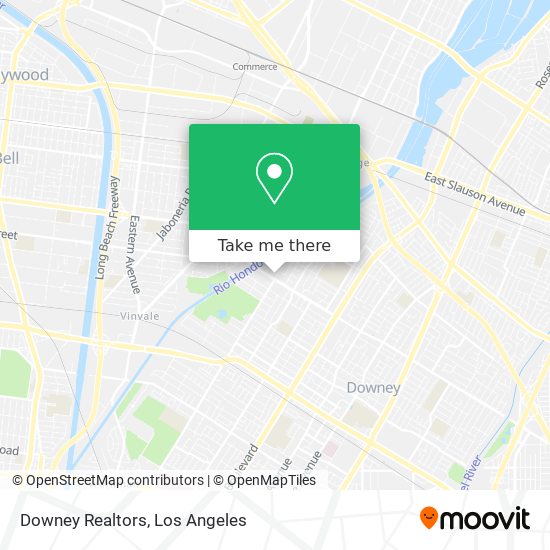 Mapa de Downey Realtors