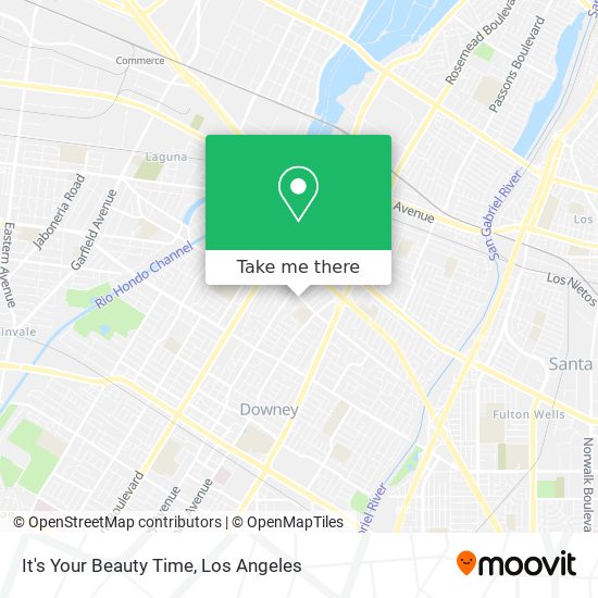 It's Your Beauty Time map