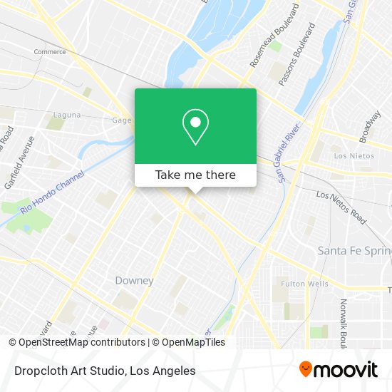 Mapa de Dropcloth Art Studio