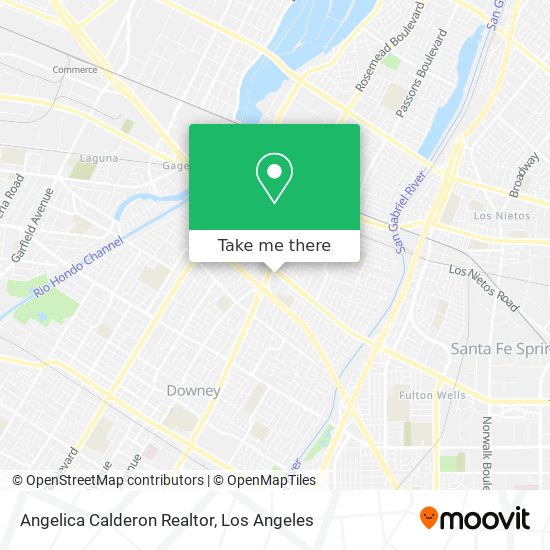 Angelica Calderon Realtor map