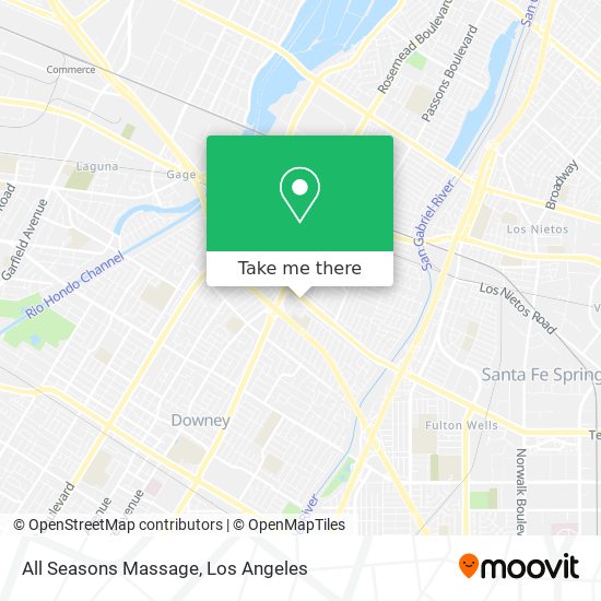 All Seasons Massage map