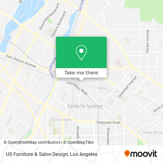 US Furniture & Salon Design map