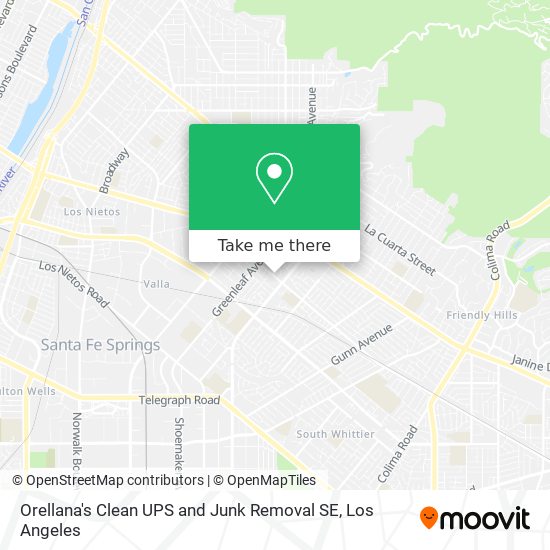 Orellana's Clean UPS and Junk Removal SE map