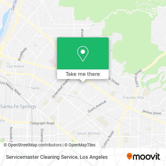 Servicemaster Cleaning Service map