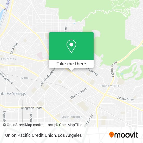 Mapa de Union Pacific Credit Union