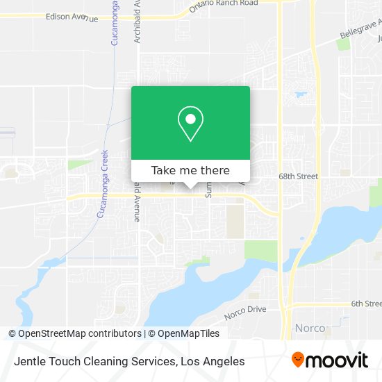 Mapa de Jentle Touch Cleaning Services