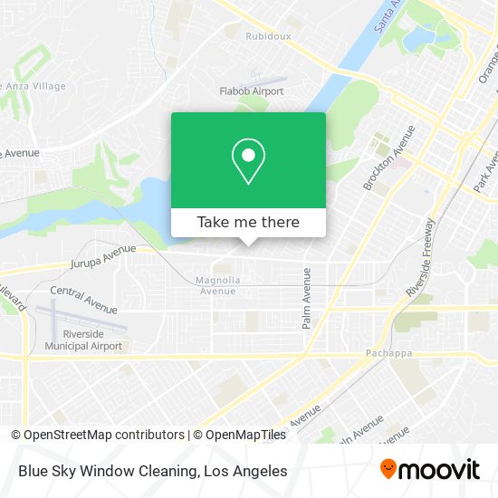 Blue Sky Window Cleaning map