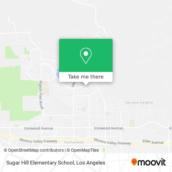 Mapa de Sugar Hill Elementary School