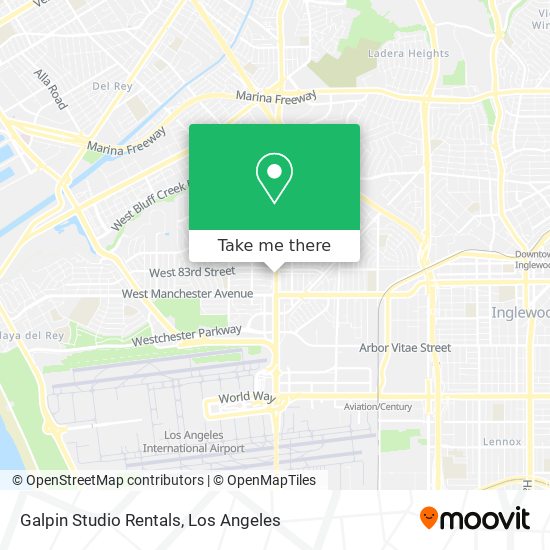 Galpin Studio Rentals map