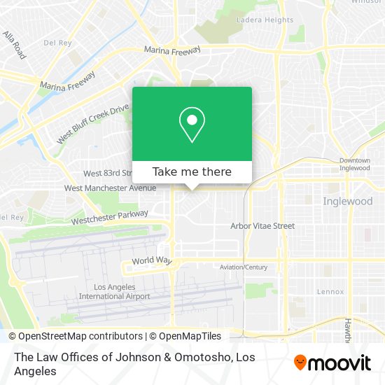 Mapa de The Law Offices of Johnson & Omotosho