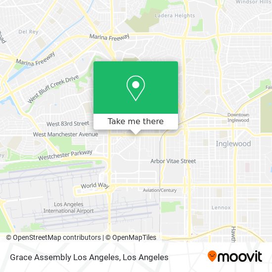 Mapa de Grace Assembly Los Angeles