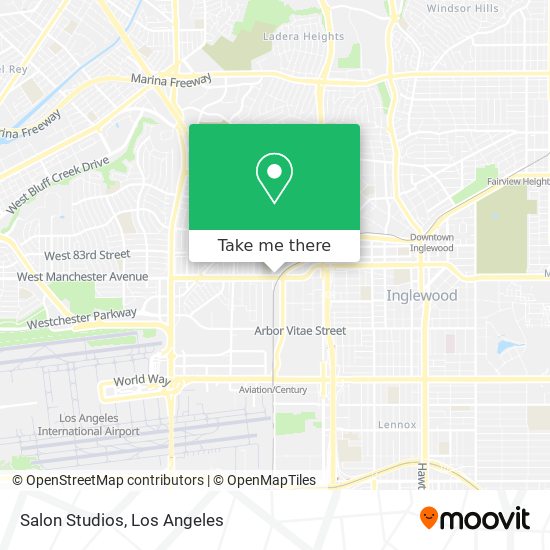 Salon Studios map