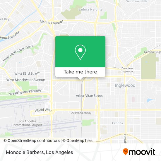 Monocle Barbers map