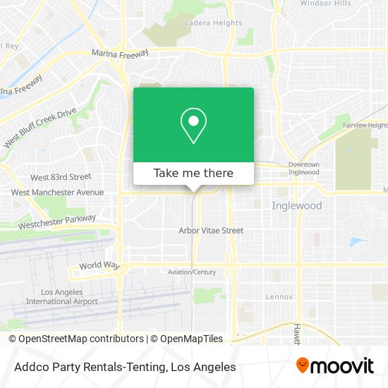 Mapa de Addco Party Rentals-Tenting