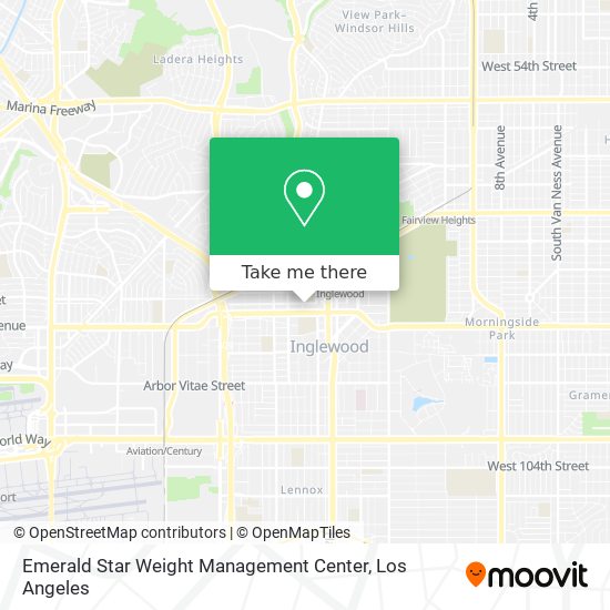 Mapa de Emerald Star Weight Management Center