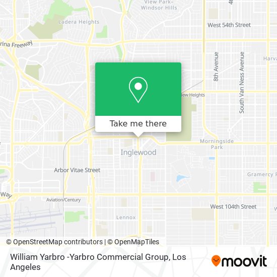 William Yarbro -Yarbro Commercial Group map