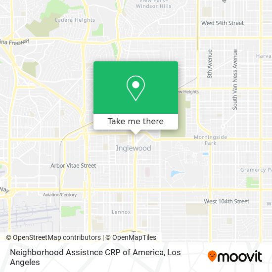 Neighborhood Assistnce CRP of America map