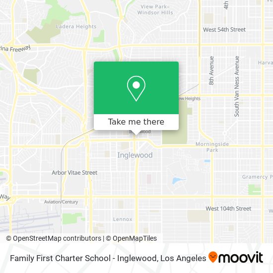 Family First Charter School - Inglewood map