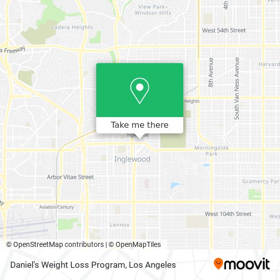 Daniel's Weight Loss Program map