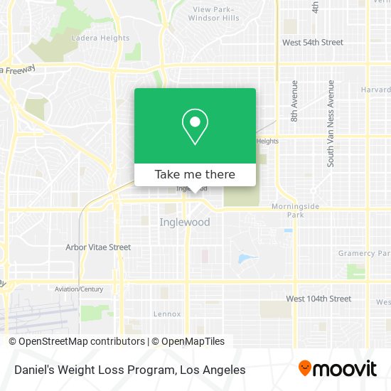 Mapa de Daniel's Weight Loss Program