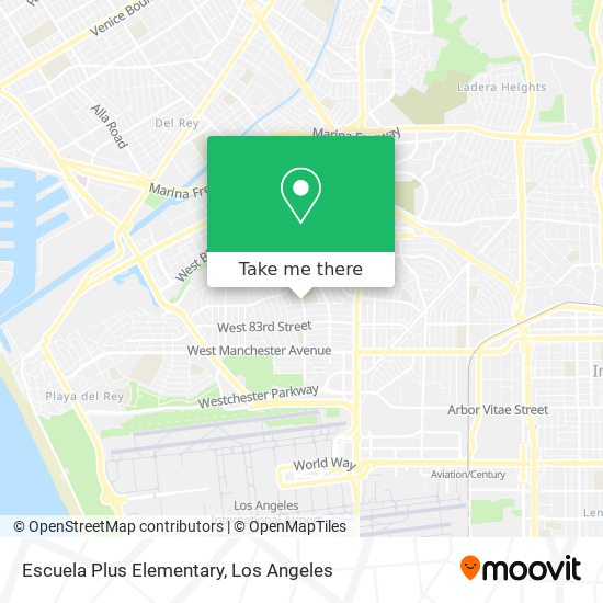 Escuela Plus Elementary map