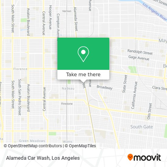 Mapa de Alameda Car Wash