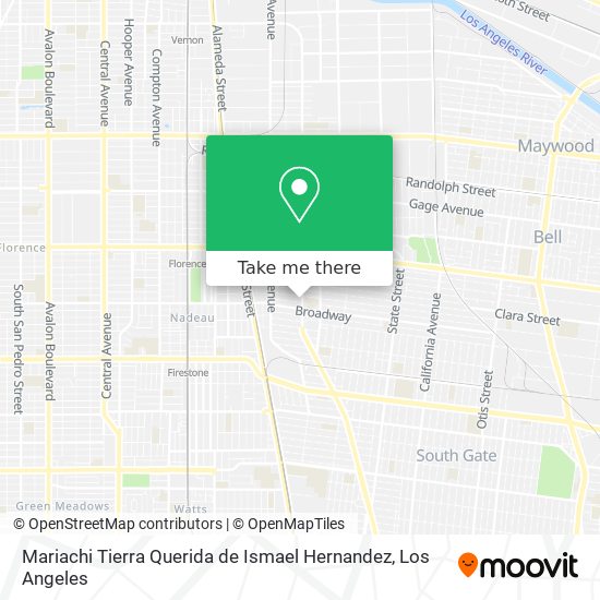 Mapa de Mariachi Tierra Querida de Ismael Hernandez