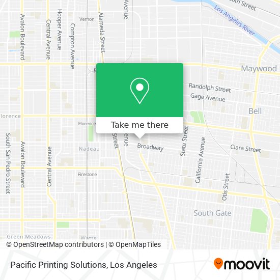 Pacific Printing Solutions map