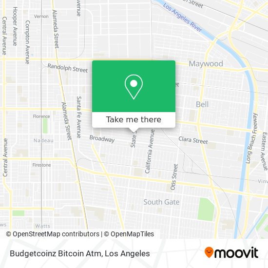 Budgetcoinz Bitcoin Atm map