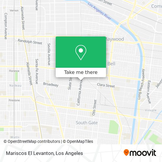 Mariscos El Levanton map