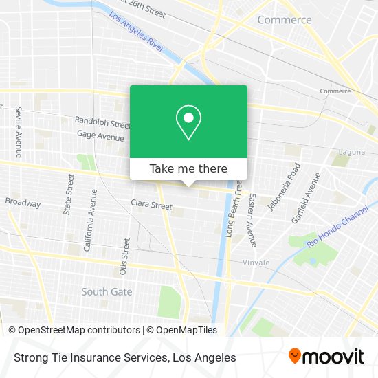 Mapa de Strong Tie Insurance Services