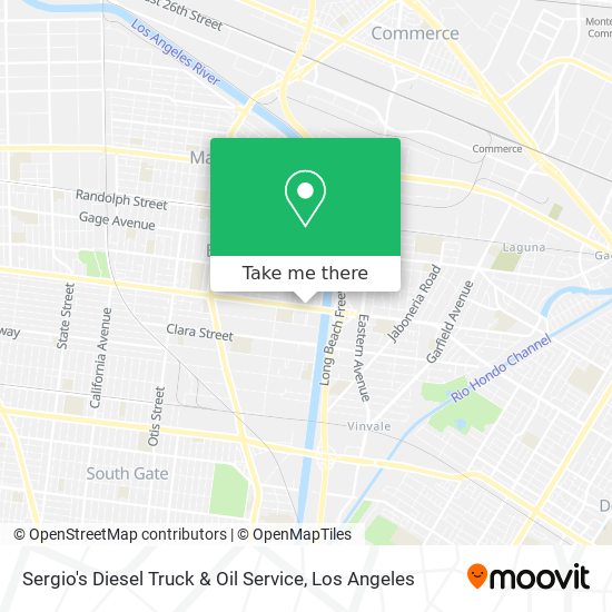 Sergio's Diesel Truck & Oil Service map