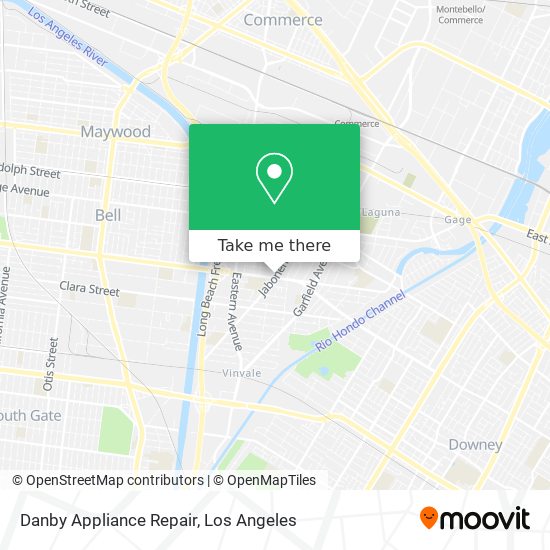 Danby Appliance Repair map