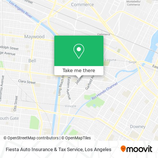 Fiesta Auto Insurance & Tax Service map