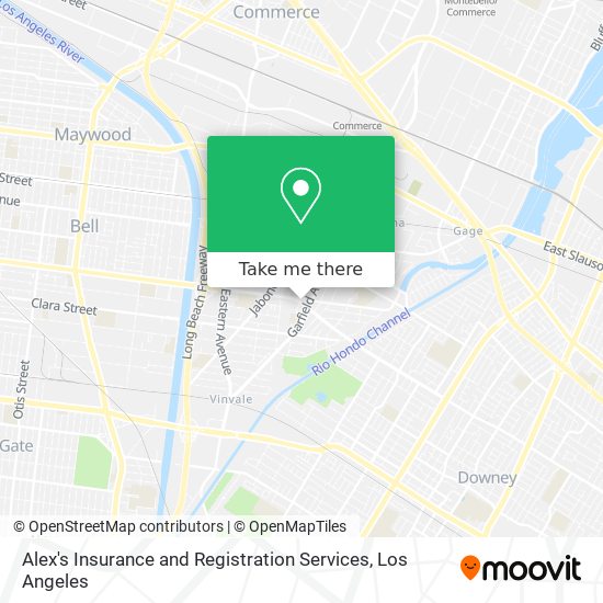 Mapa de Alex's Insurance and Registration Services