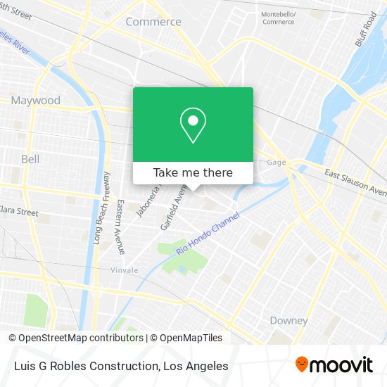 Mapa de Luis G Robles Construction