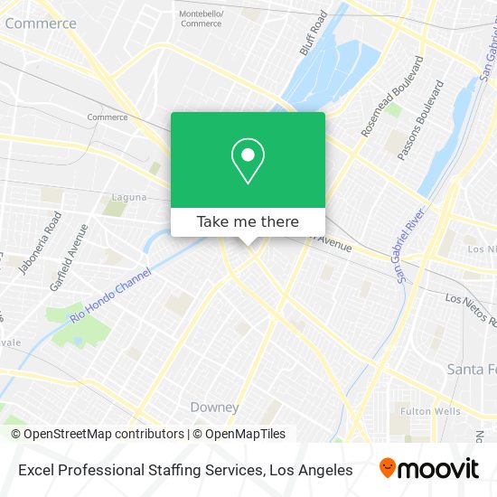 Excel Professional Staffing Services map
