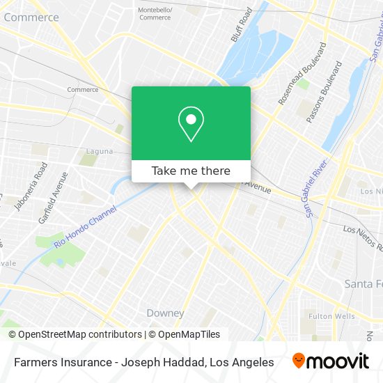 Farmers Insurance - Joseph Haddad map
